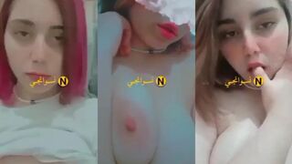 فرسة جميلة أوي بتصور نفسها لحبيبها تمتعه بجمال بزازها البيضة الملبن