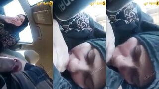 ست محجبة محرومة تمص زبر السواق
