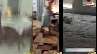 تسريبات سرية لنسوان العيلة شايلين هدومهم على البلكونة
