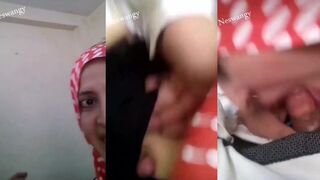زوجي بالصف وأنا مع أخوه في المكتب بنعمل شغل سكسي، خليته يشوف بزازي ويمصهم