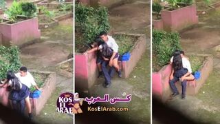 طالبة جامعة تتناك جامد في الجنينة من عشيقها الأسكندراني